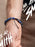Men’s Dumortierite Geometric Bead Bracelet WE ARE ALL SMITH