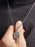 Oxidized Silver Compass Necklace - Black Moissanite Gemstone - Sterling Curb Chain - Silver Jewelry Gifts for boyfriend, son, graduation WE ARE ALL SMITH