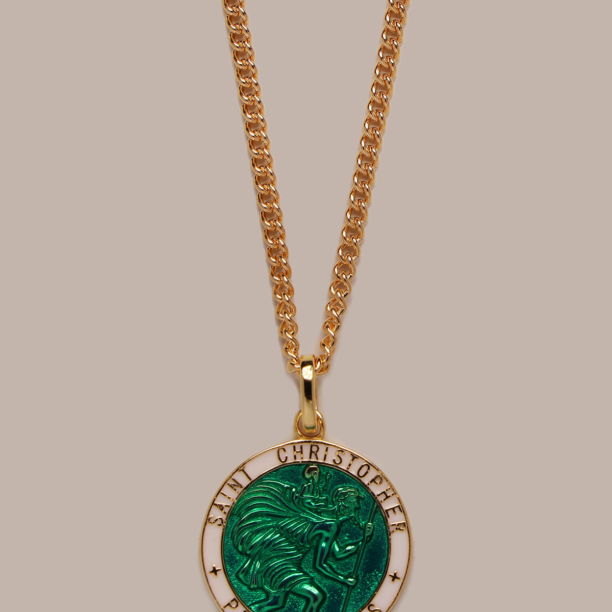 【ラプンツェル様用】EMERALD / Hymns To Steel saint_christopher_Green_1200x1