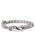 White + Orange Tactical Cord Bracelet for Men (Silver Clasp - 25S) Bracelets We Are All Smith   