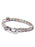 White + Orange Tactical Cord Bracelet for Men (Silver Clasp - 25S) Bracelets We Are All Smith   