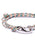 White + Orange Tactical Cord Bracelet for Men (Silver Clasp - 25S) Bracelets We Are All Smith   