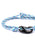 Blue + White Tactical Cord Bracelet for Men (Black Clasp - 19K) Bracelets We Are All Smith   