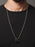 Black Glass Two Rings Necklace for Men Jewelry We Are All Smith   