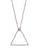 Silver Triangle Necklace for Men Jewelry We Are All Smith   