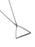 Silver Triangle Necklace for Men Jewelry We Are All Smith   