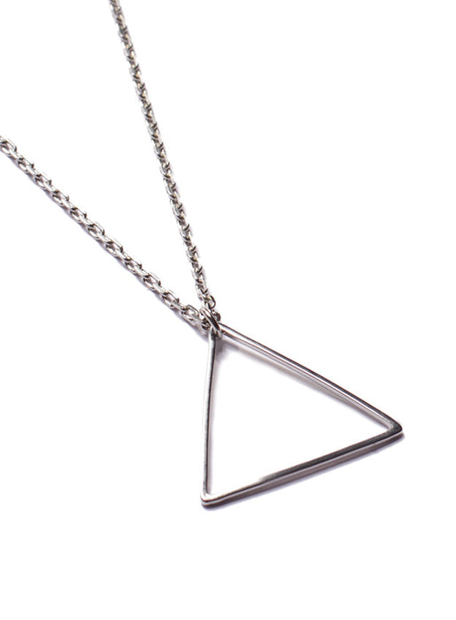 Silver Triangle Necklace for Men Jewelry We Are All Smith   