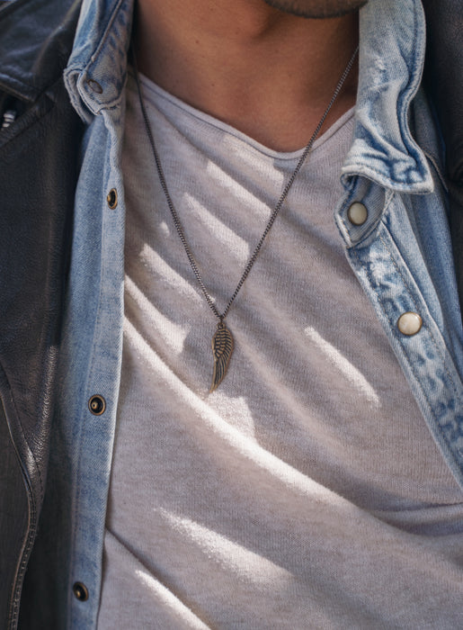 Wing Necklace for Men Jewelry We Are All Smith   