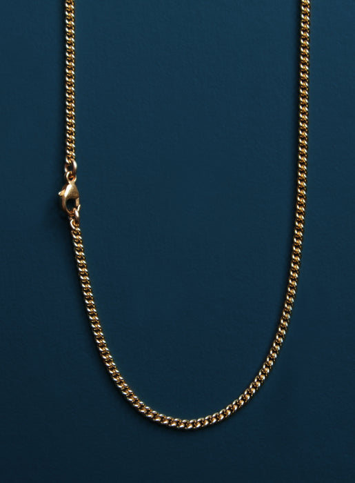 FAITH OF THE UNKNOWN Vermeil Gold Cross on 14k Gold Filled Curb Chain Necklaces We Are All Smith