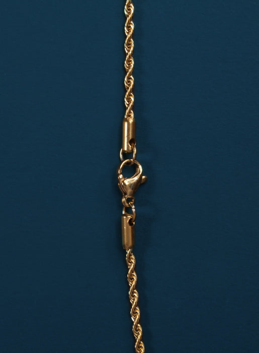 Gold Cross Pendant and Rope Chain for Men Necklaces WE ARE ALL SMITH: Men's Jewelry & Clothing.   