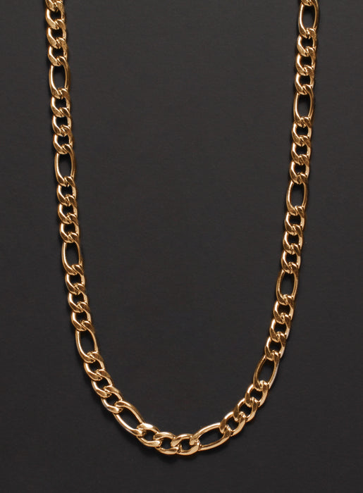 5mm Gold Figaro Chain Necklace for Men Necklaces We Are All Smith   