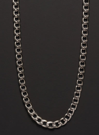 5mm Stainless Steel Curb Chain Necklace for Men Necklaces We Are All Smith   