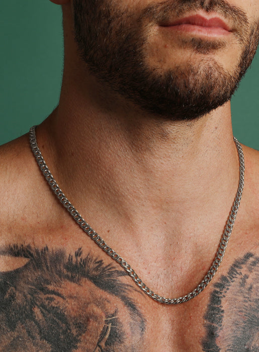 Stainless steel shop curb chain necklace