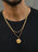 Necklace Set: Gold Rope Chain and St. Christopher Necklace Necklaces WE ARE ALL SMITH: Men's Jewelry & Clothing.   