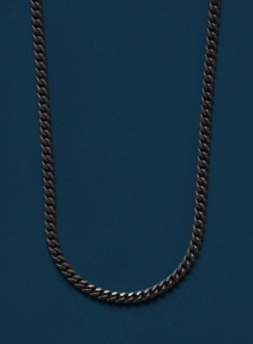 Black Titanium Curb Chain Necklace for Men Jewelry WE ARE ALL SMITH: Men's Jewelry & Clothing.   