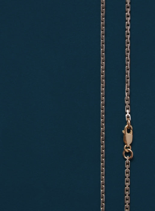 Oxidized Sterling Modern Cable Chain Jewelry WE ARE ALL SMITH: Men's Jewelry & Clothing.   