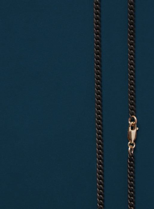Black Titanium Curb Chain Necklace for Men Jewelry WE ARE ALL SMITH: Men's Jewelry & Clothing.   