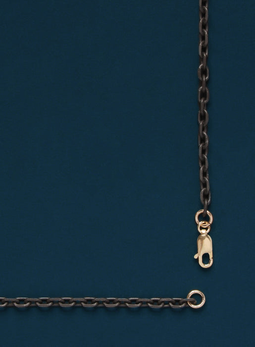 Black Titanium Cable Chain Necklace for Men Jewelry WE ARE ALL SMITH: Men's Jewelry & Clothing.   