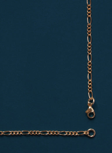 2.2mm 14k Gold Filled Figaro Chain Necklace for Men Jewelry WE ARE ALL SMITH: Men's Jewelry & Clothing.   