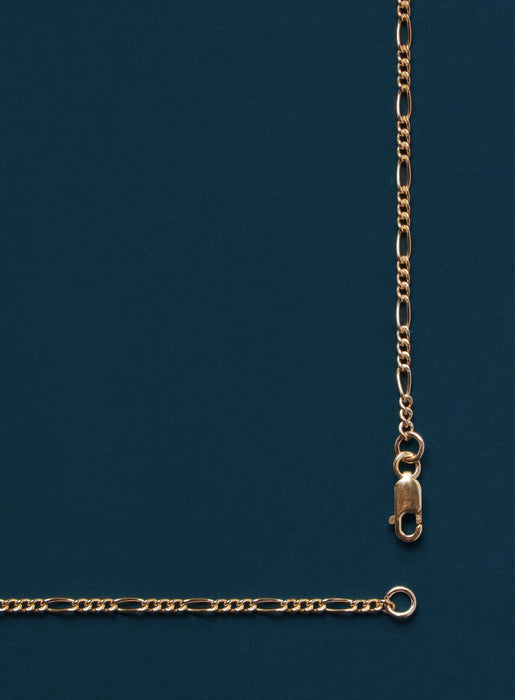 1.8mm 14k Gold Filled Figaro Chain Necklace for Men Jewelry WE ARE ALL SMITH: Men's Jewelry & Clothing.   