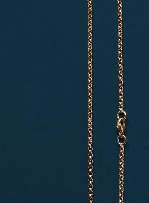 14k Gold Filled Rolo Chain Necklace for Men Jewelry WE ARE ALL SMITH: Men's Jewelry & Clothing.   