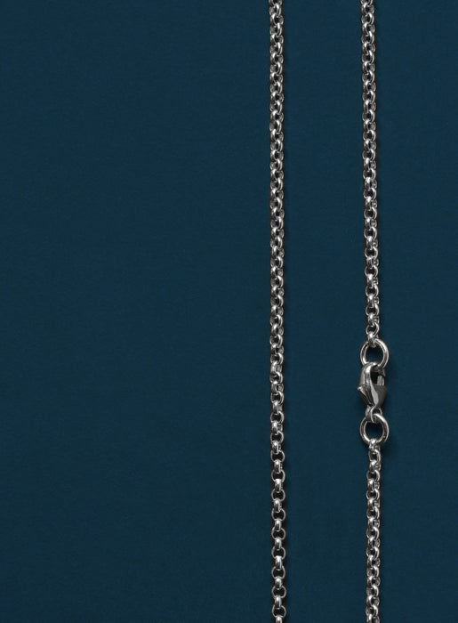 925 Sterling Silver Rolo Chain Necklace for Men Jewelry WE ARE ALL SMITH: Men's Jewelry & Clothing.   