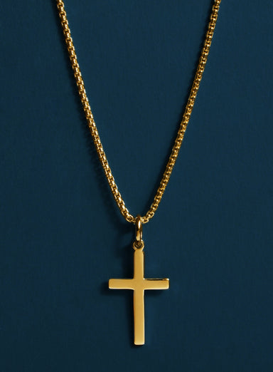 14k Gold Filled and Vermeil Gold Cross Necklace for Men Jewelry WE ARE ALL SMITH: Men's Jewelry & Clothing.   
