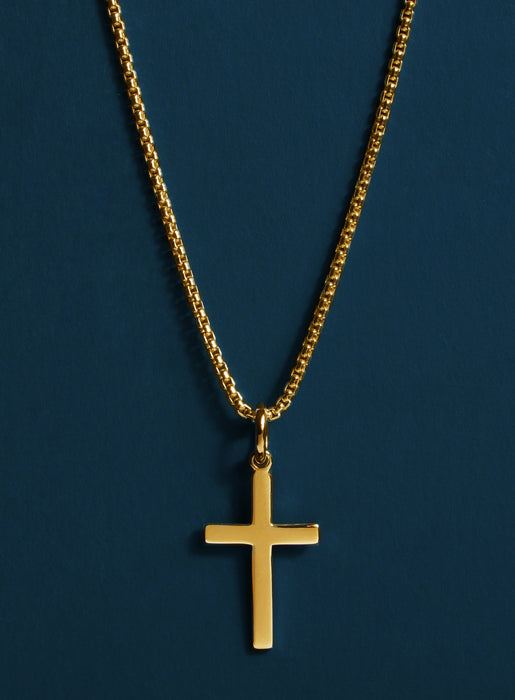 Eli Jewelry] Italy imported 14K gold Jesus small cross Christ white K gold  Stone item - Shop doriantaiwan Necklaces - Pinkoi