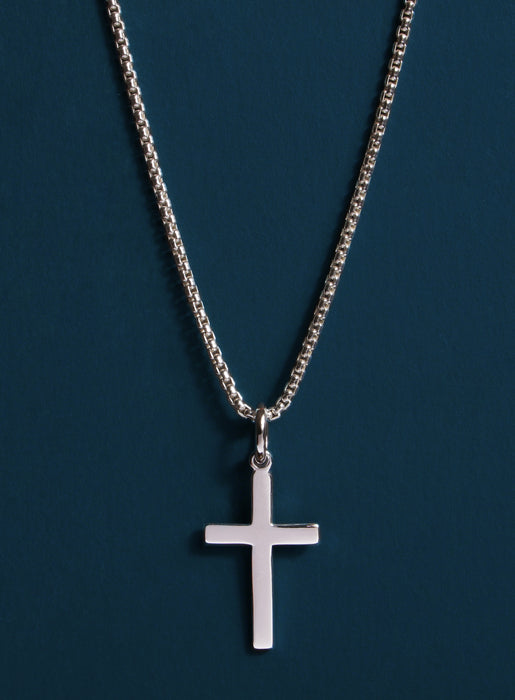 Sterling Silver Cross Necklace for Men Jewelry WE ARE ALL SMITH: Men's Jewelry & Clothing.   