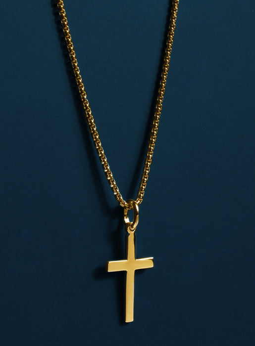 14k Gold Filled and Vermeil Gold Cross Necklace for Men Jewelry WE ARE ALL SMITH: Men's Jewelry & Clothing.   