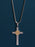 Large St. Benedict Gold and Silver Cross Necklace Jewelry WE ARE ALL SMITH: Men's Jewelry & Clothing.   