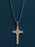 Large St. Benedict Gold and Silver Cross Necklace Jewelry WE ARE ALL SMITH: Men's Jewelry & Clothing.   