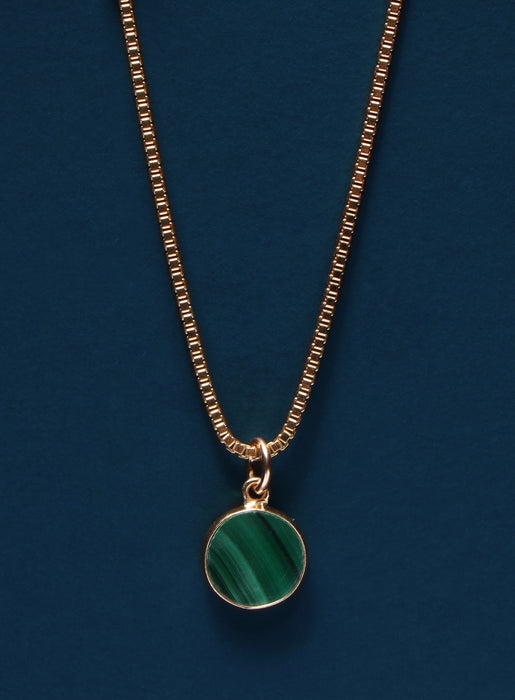 Bullet Pencil Natural Green Stripes Malachite Crystal Pendant Chain Fo –  ZIVOM