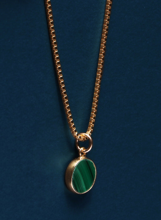 Malachite Gemstone Necklace Necklaces WE ARE ALL SMITH: Men's Jewelry & Clothing.   