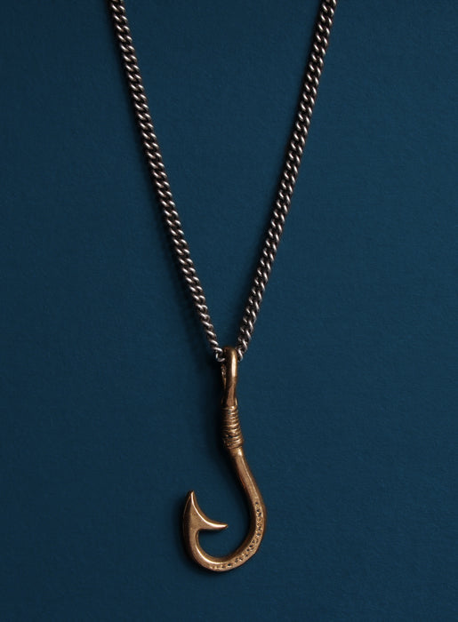 Bronze Hook Necklace for Men