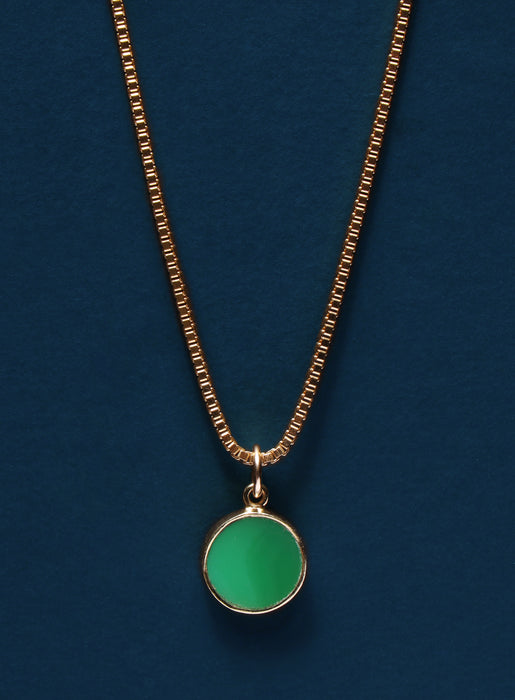 Chrysoprase Gemstone Necklace Necklaces WE ARE ALL SMITH: Men's Jewelry & Clothing.   