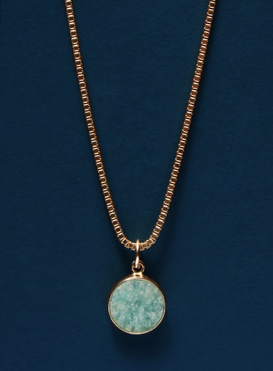 Amazonite Gemstone Necklace Necklaces WE ARE ALL SMITH: Men's Jewelry & Clothing.   