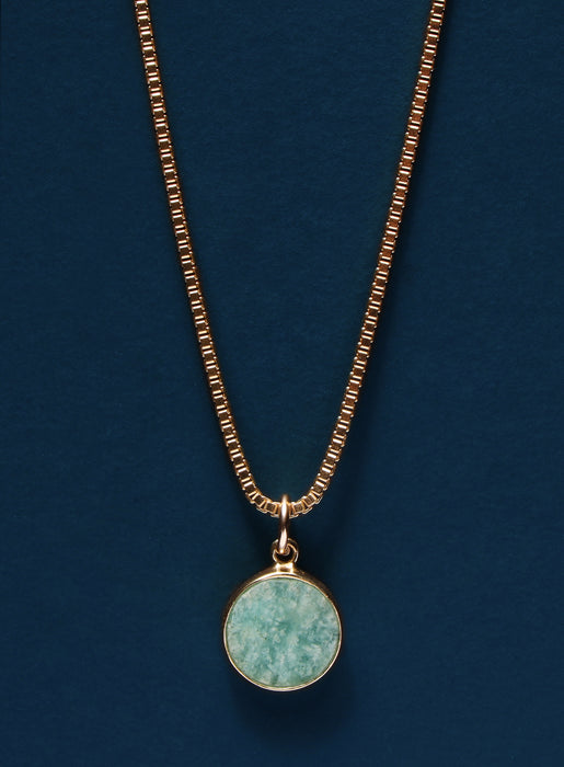 Amazonite Gemstone Necklace Necklaces WE ARE ALL SMITH: Men's Jewelry & Clothing.   
