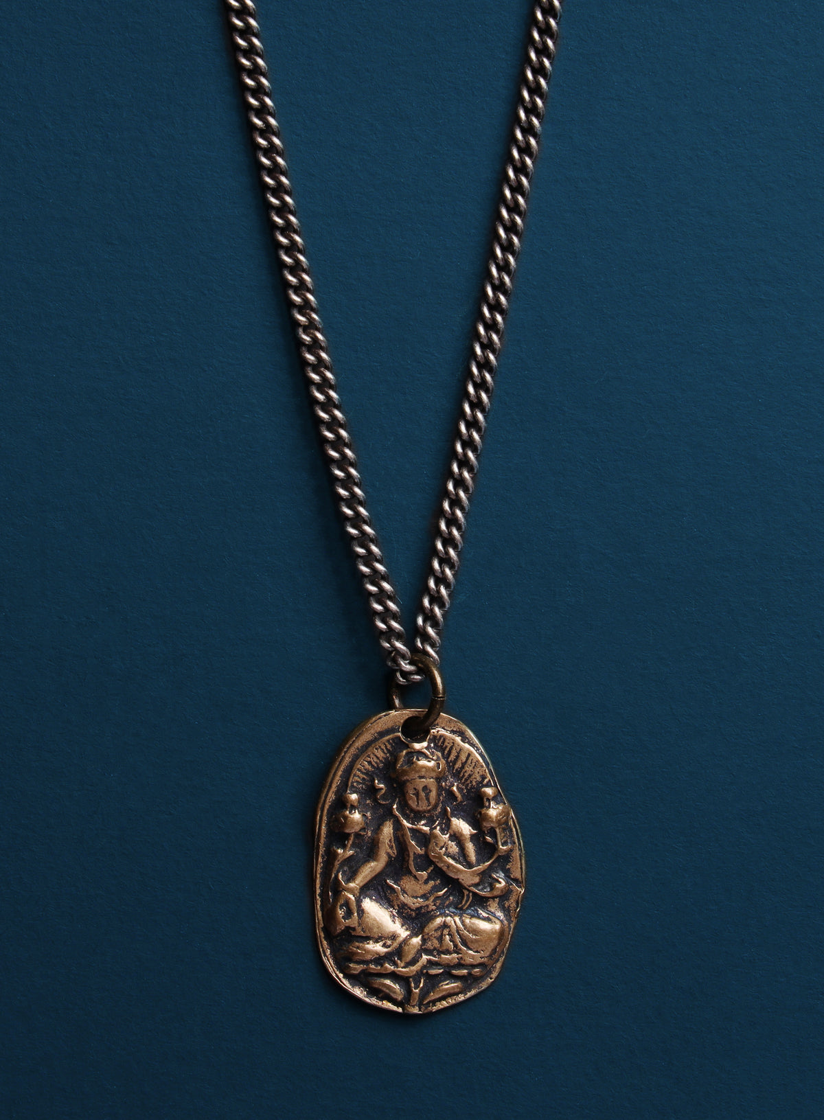 Ganesha Bronze Necklace for - Main Image