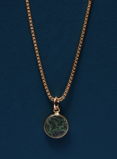 Moss Agate Gemstone Necklace Necklaces WE ARE ALL SMITH: Men's Jewelry & Clothing.   
