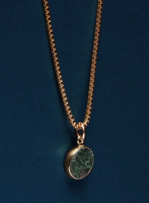 Moss Agate Gemstone Necklace Necklaces WE ARE ALL SMITH: Men's Jewelry & Clothing.   