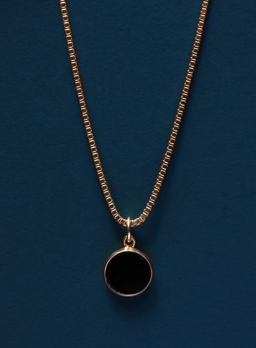 Black Onyx Gemstone Necklace Necklaces WE ARE ALL SMITH: Men's Jewelry & Clothing.   
