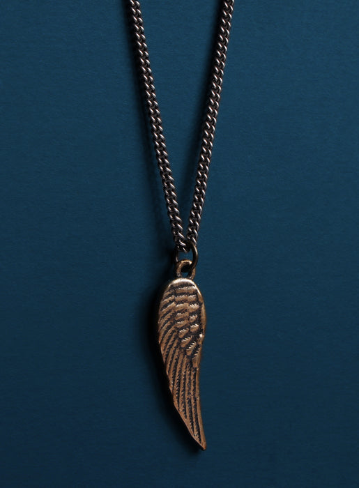 Mens discount wing necklace
