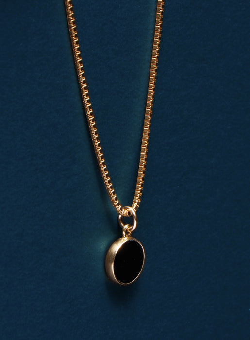 Black Onyx Gemstone Necklace Necklaces WE ARE ALL SMITH: Men's Jewelry & Clothing.   