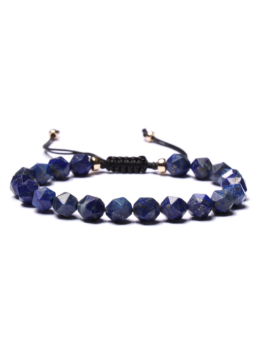 Lapiz Lazuli and Gold Bead Bracelet for Men Bracelets WE ARE ALL SMITH: Men's Jewelry & Clothing.   