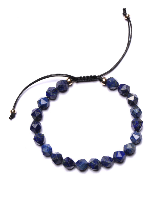 Lapiz Lazuli and Gold Bead Bracelet for Men Bracelets WE ARE ALL SMITH: Men's Jewelry & Clothing.   