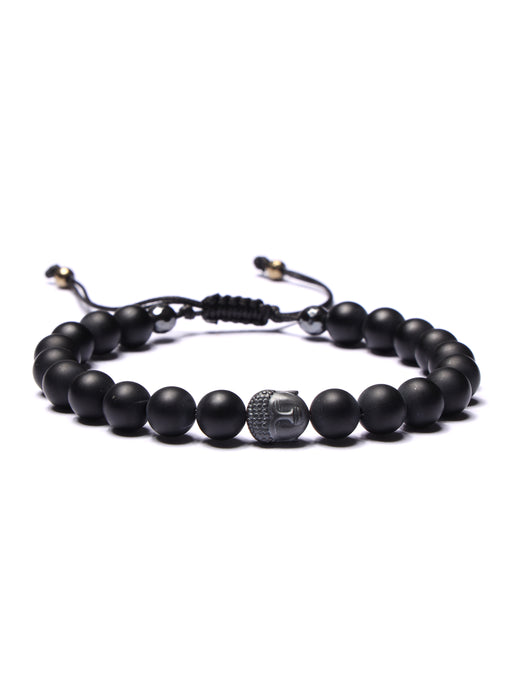 Black Onyx and Buddha Bead Bracelet Bracelets WE ARE ALL SMITH: Men's Jewelry & Clothing.   