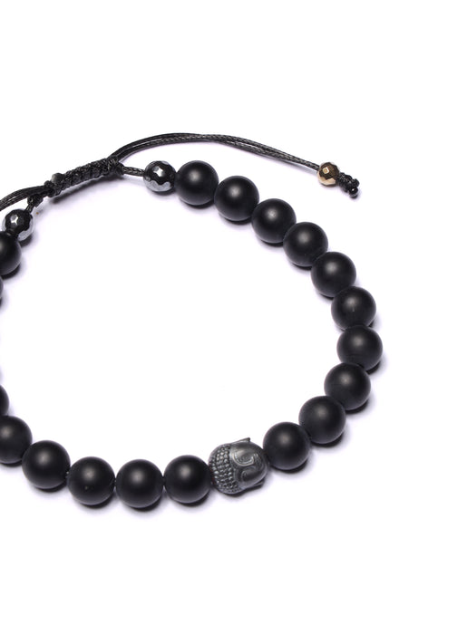 Black Onyx and Buddha Bead Bracelet Bracelets WE ARE ALL SMITH: Men's Jewelry & Clothing.   