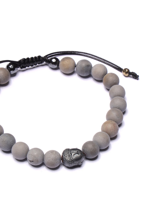 Matte Eagle Eye Japer and Buddha Bead Bracelet — WE ARE ALL SMITH