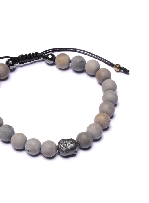 Matte Eagle Eye Japer and Buddha Bead Bracelet Bracelets WE ARE ALL SMITH: Men's Jewelry & Clothing.   